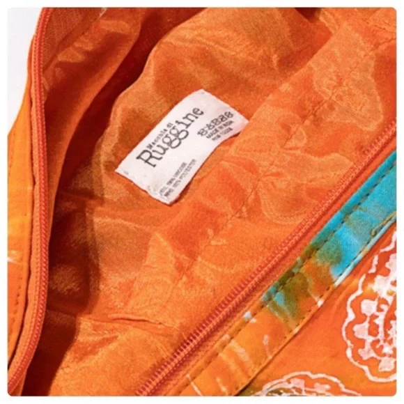 NEW Ruggine Colorful Boho Shoulder Bag with Zipper & Paisley Print BNIP - Picture 4 of 10